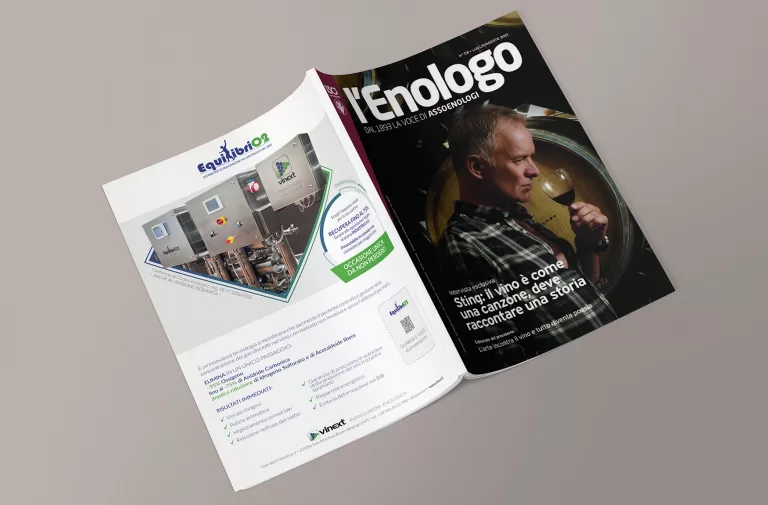 Nuova ADV EquilibriO2 in copertina L’Enologo
