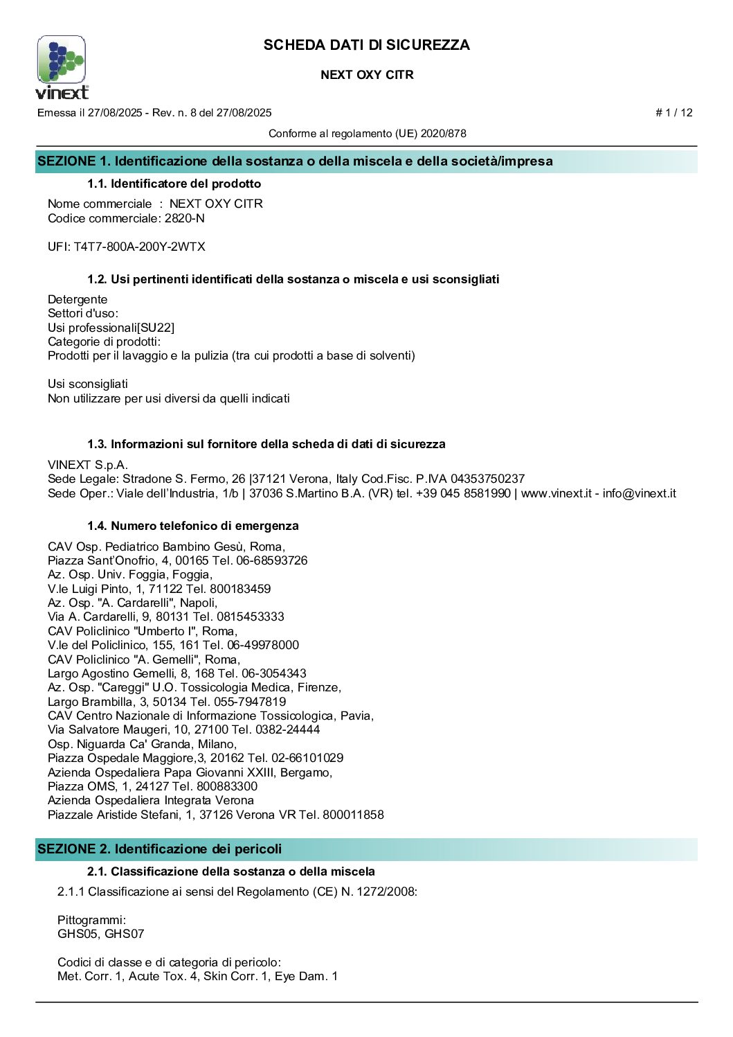 VINEXT partner di ASSOENOLOGI 2019